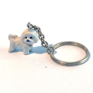 Erwin Pearl Adorable Pooch® Bichon Frise Key Chain